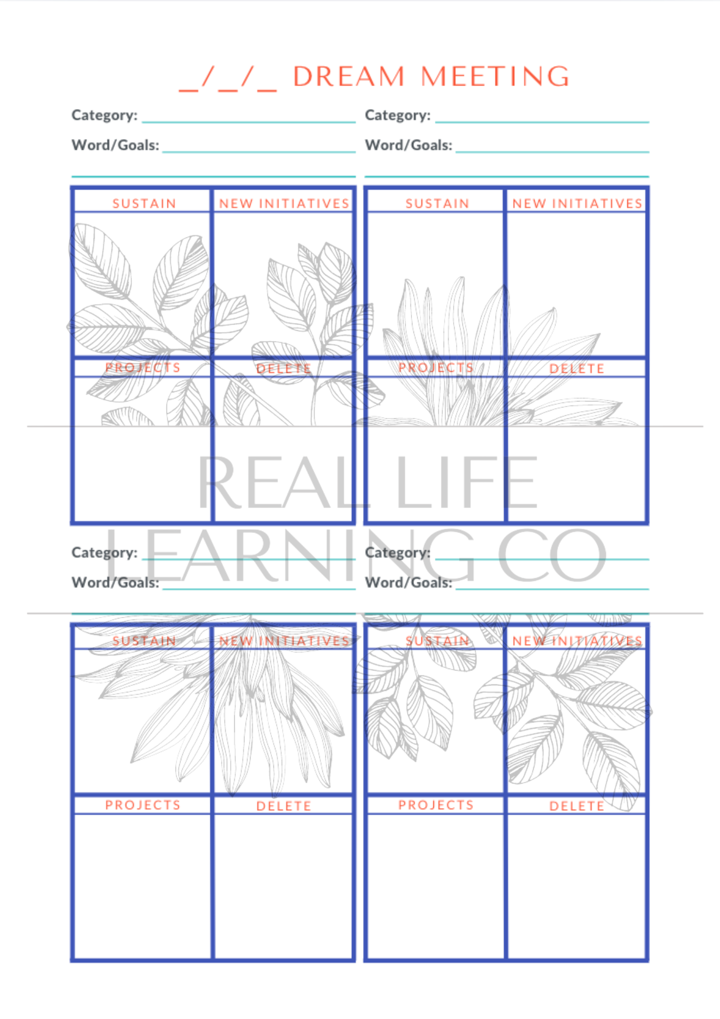 Purpose Pages: Goal Journal & Habit Tracker