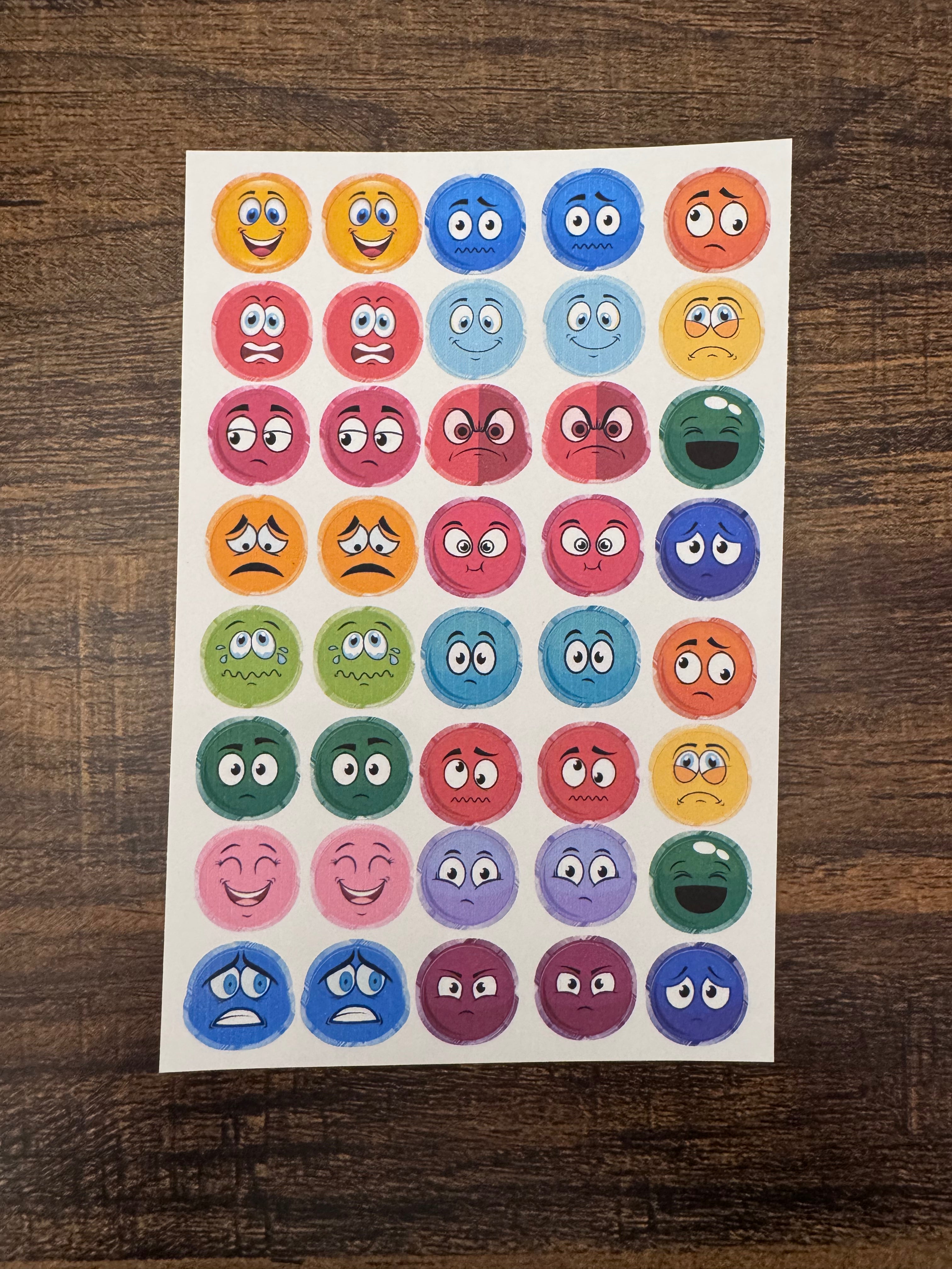 Big Kid Emotions Sticker Sheet